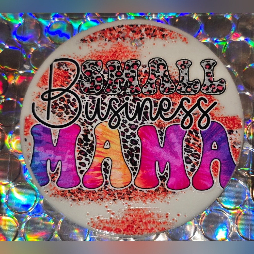 Small Buisness Mama Custom Christmas Ornament with Real Pearl #1037